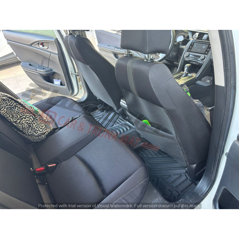 Honda Civic Sedan 2012-2016 Siyah 7D Oto Paspas Tam Uyumlu Tam Koruma