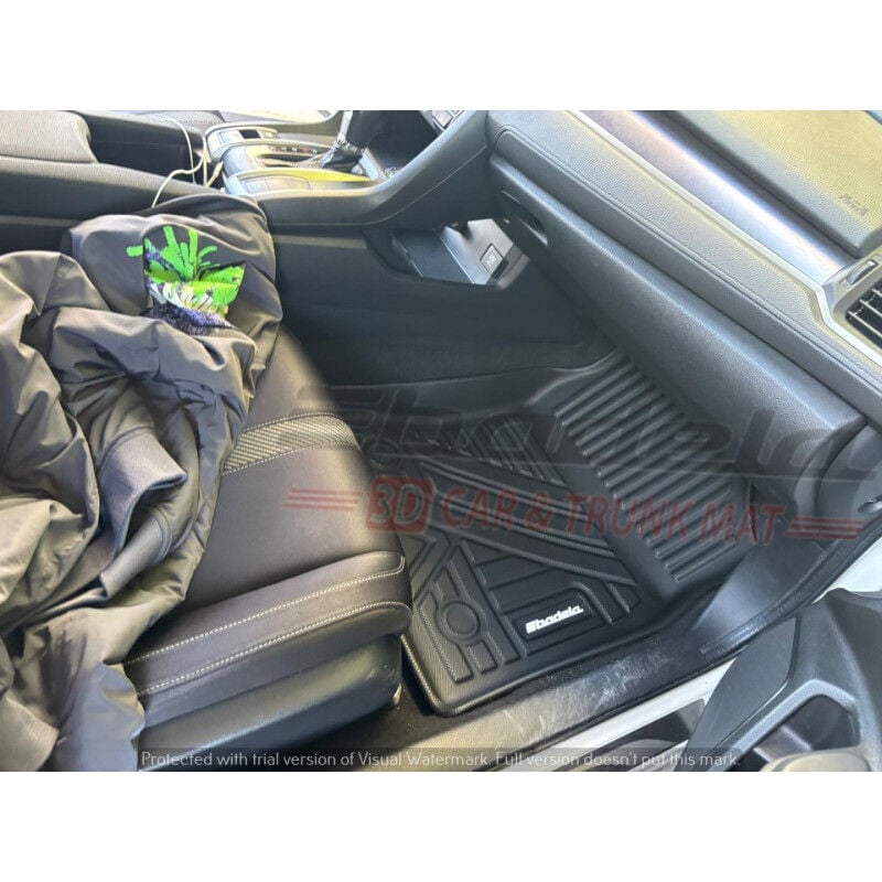 Honda Civic FC5 Sedan 2016-2021 Siyah 7D Oto Paspas Tam Uyumlu Tam Koruma
