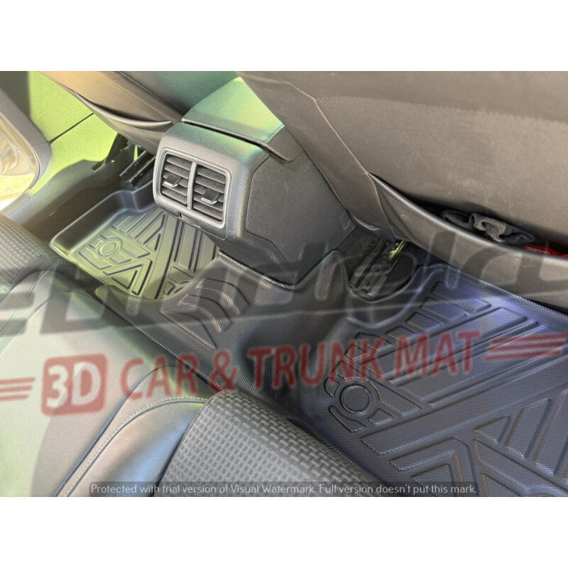 VW GOLF 7 2014-2020 UYUMLU 7D KAUÇUK KOKUSUZ HAVUZLU PASPAS
