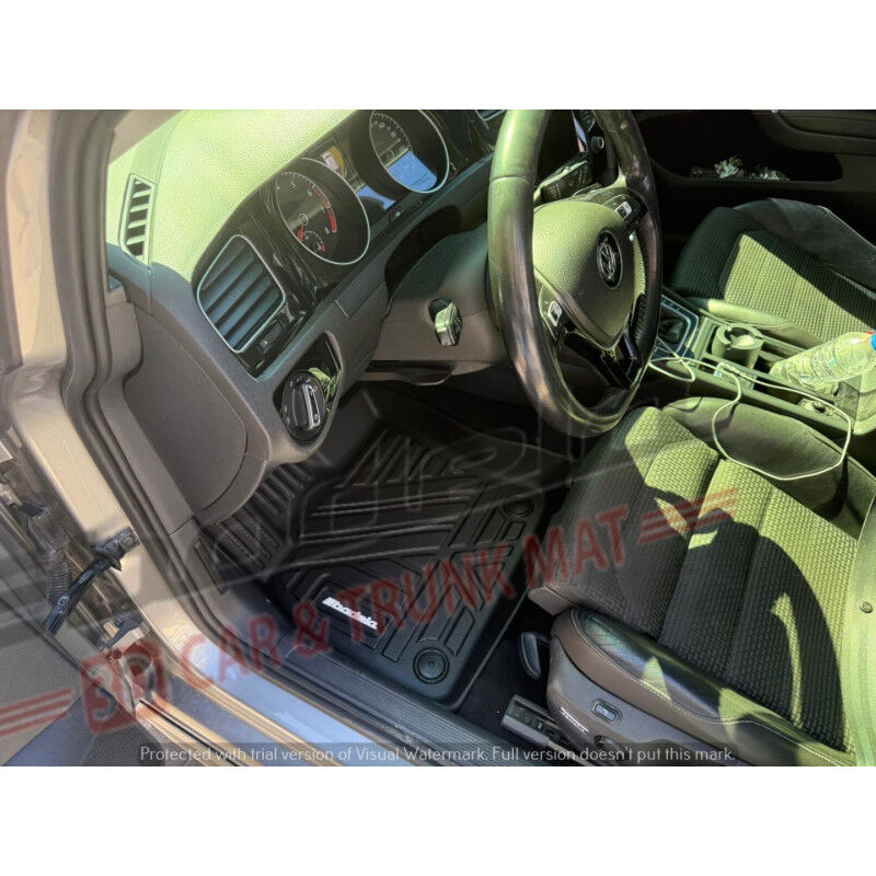 VW GOLF 7 2014-2020 UYUMLU 7D KAUÇUK KOKUSUZ HAVUZLU PASPAS