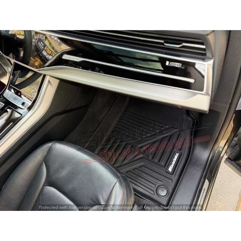 Audi Q7 2015-2025 Siyah 7D Oto Paspas Tam Uyumlu