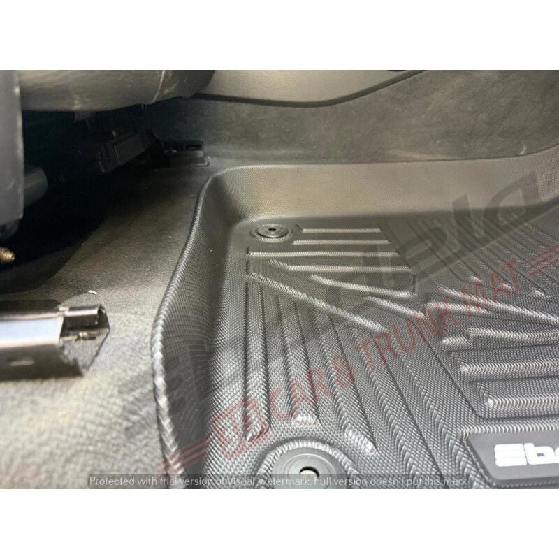Audi Q7 2015-2025 Siyah 7D Oto Paspas Tam Uyumlu