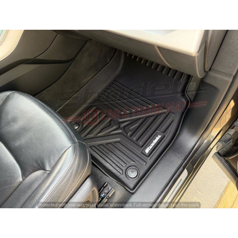 Audi Q7 2015-2025 Siyah 7D Oto Paspas Tam Uyumlu