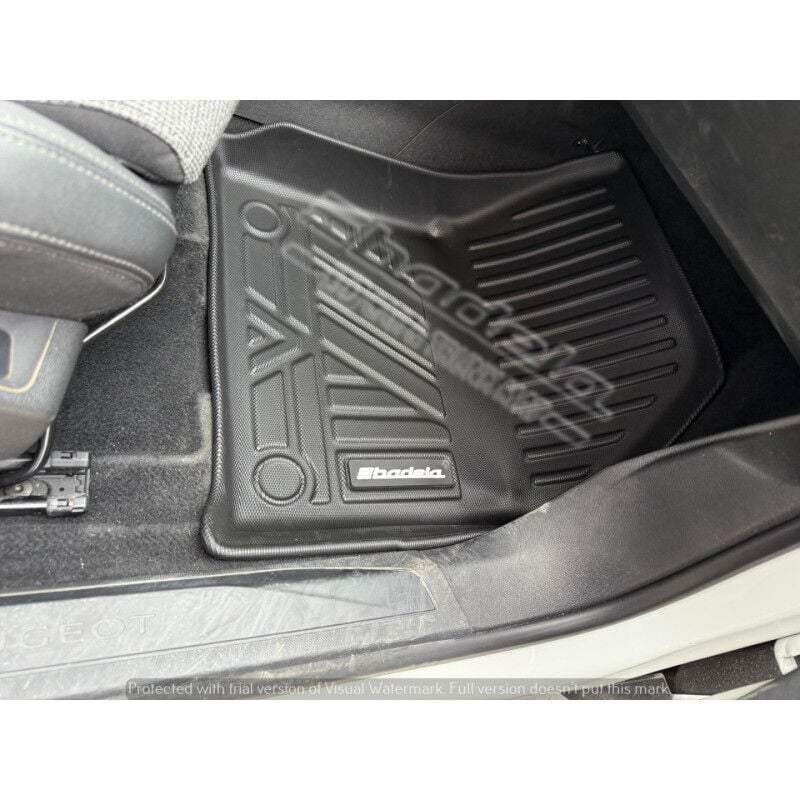 Peugeot 5008 2017-2023 Siyah 7D Oto Paspas Tam Uyumlu Tam Koruma