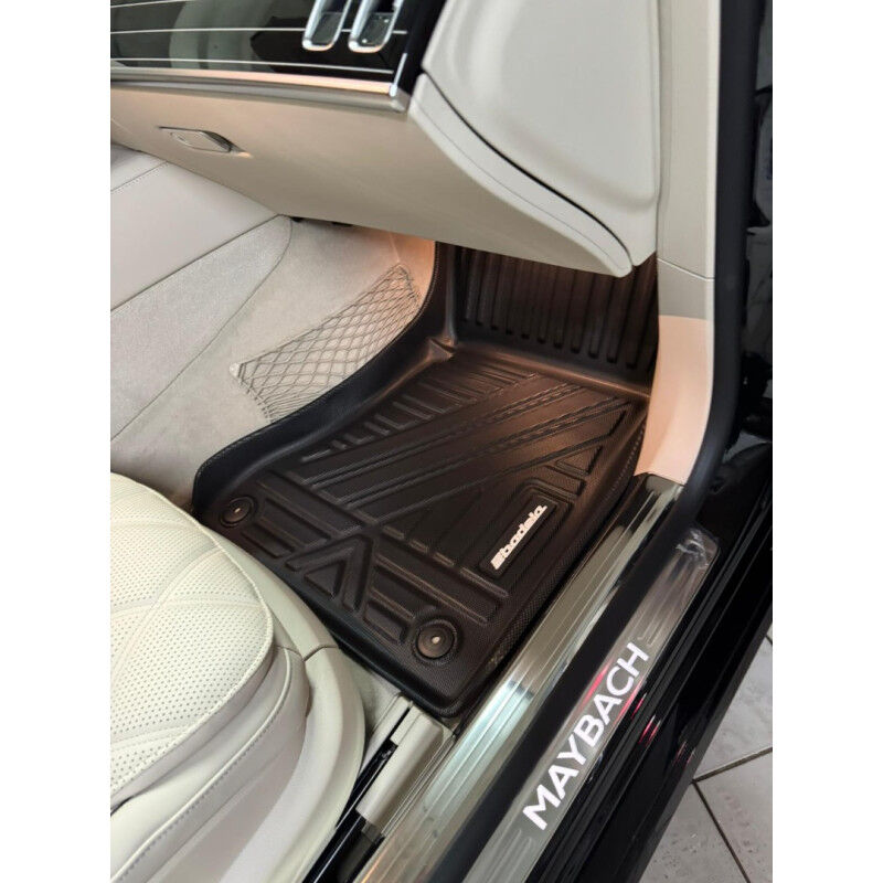 Mercedes-Benz S-Class W223 2020-2026 Siyah 7D Oto Paspas Tam Uyumlu Tam Koruma