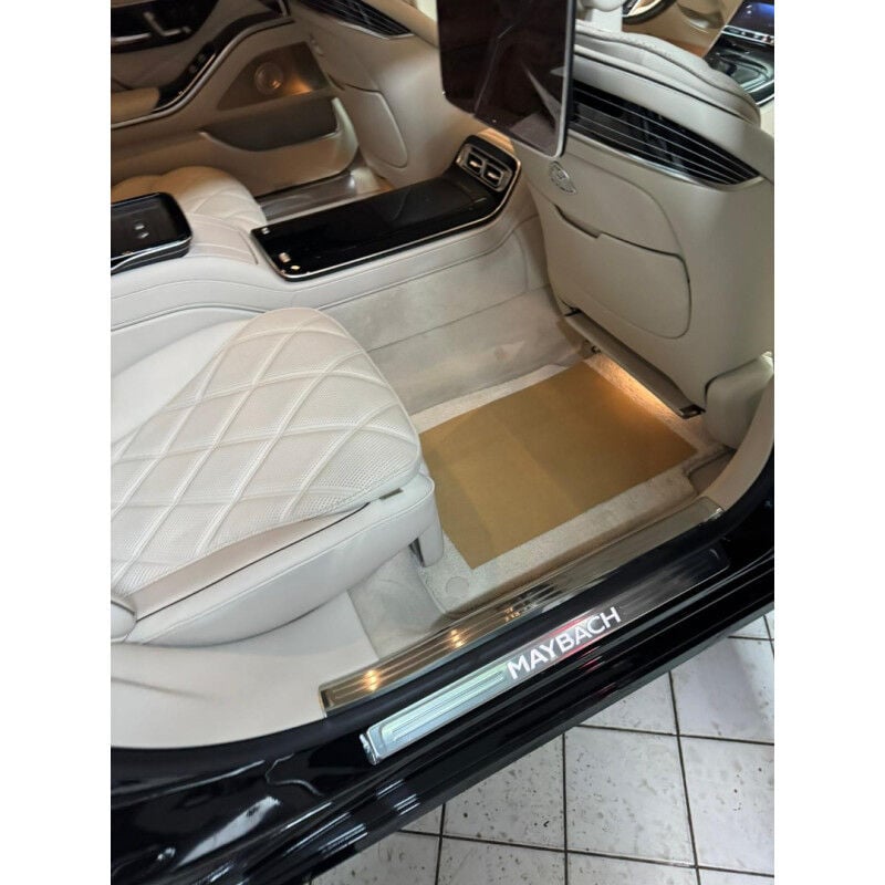 Mercedes-Benz S-Class W223 2020-2026 Siyah 7D Oto Paspas Tam Uyumlu Tam Koruma