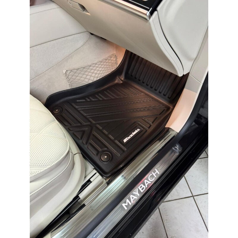 Mercedes-Benz S-Class W223 2020-2026 Siyah 7D Oto Paspas Tam Uyumlu Tam Koruma