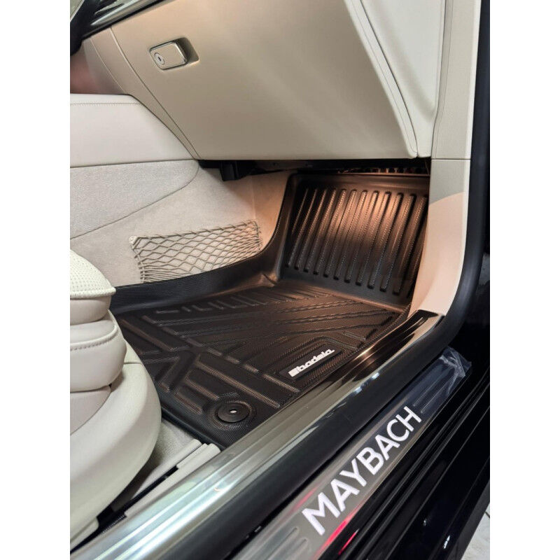 Mercedes-Benz S-Class W223 2020-2026 Siyah 7D Oto Paspas Tam Uyumlu Tam Koruma