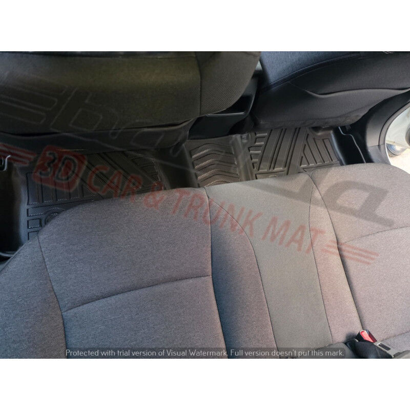 Toyota Corolla 2013-2018 Siyah 7D Oto Paspas Tam Uyumlu Tam Koruma