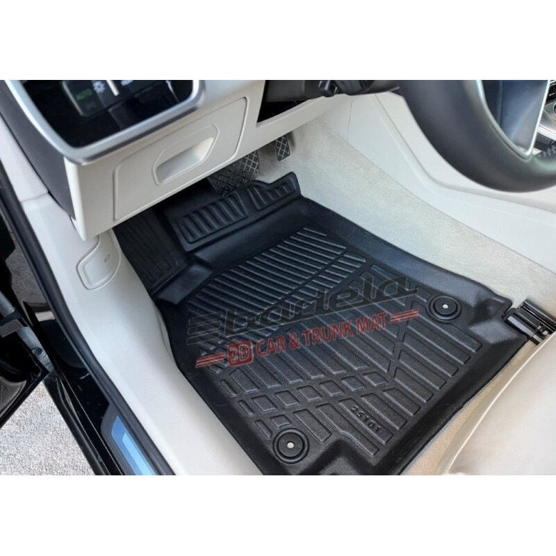 Audi A6 C9 2025-2026 Siyah 3D Kauçuk Kokusuz Oto Paspas Tam Uyumlu Tam Koruma