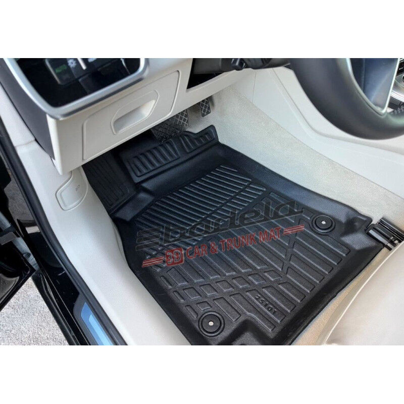 Audi A6 C9 2025-2026 Siyah 3D Kauçuk Kokusuz Oto Paspas Tam Uyumlu Tam Koruma