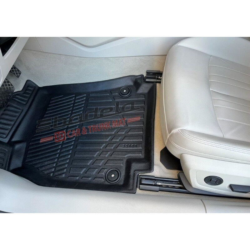Audi A6 C9 2025-2026 Siyah 3D Kauçuk Kokusuz Oto Paspas Tam Uyumlu Tam Koruma
