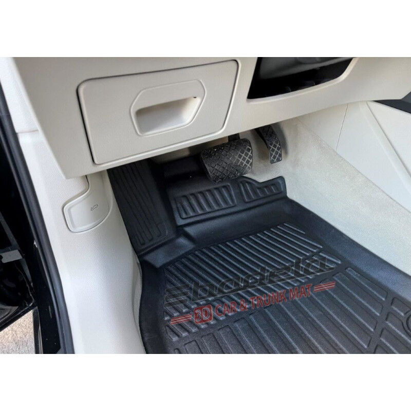 Audi A6 C9 2025-2026 Siyah 3D Kauçuk Kokusuz Oto Paspas Tam Uyumlu Tam Koruma