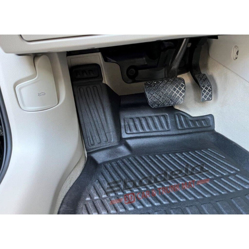 Audi A6 C9 2025-2026 Siyah 3D Kauçuk Kokusuz Oto Paspas Tam Uyumlu Tam Koruma