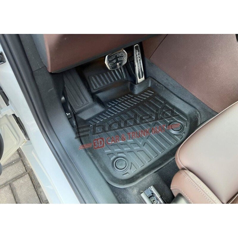 BMW iX1 U11 2024-2026 Elektrikli Siyah 3D Kauçuk Kokusuz Oto Paspas Tam Uyumlu Tam Koruma
