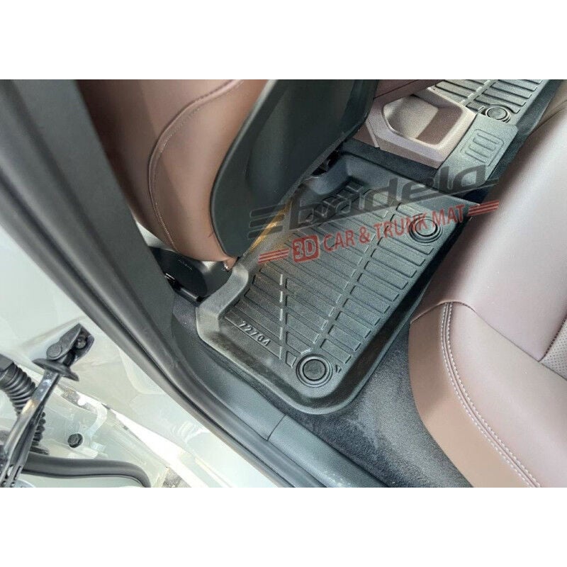 BMW iX1 U11 2024-2026 Elektrikli Siyah 3D Kauçuk Kokusuz Oto Paspas Tam Uyumlu Tam Koruma