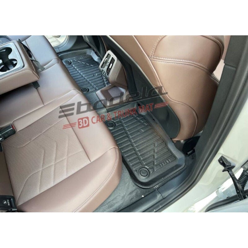 BMW iX1 U11 2024-2026 Elektrikli Siyah 3D Kauçuk Kokusuz Oto Paspas Tam Uyumlu Tam Koruma