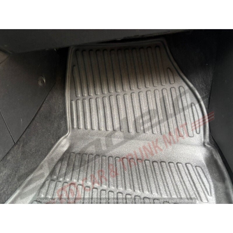 Citroën C3 Aircross A88 2020-2024 Siyah 3D Kauçuk Kokusuz Oto Paspas Tam Uyumlu Tam Koruma