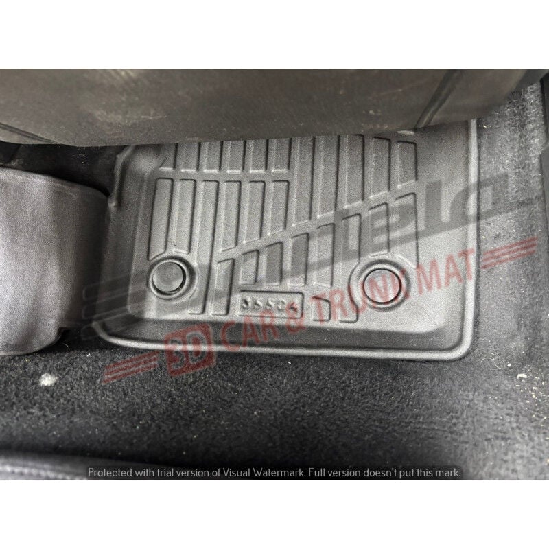 Citroën C3 Aircross A88 2020-2024 Siyah 3D Kauçuk Kokusuz Oto Paspas Tam Uyumlu Tam Koruma