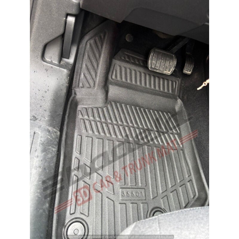 Citroën C4 C41 2021-2026 Siyah 3D Kauçuk Kokusuz Oto Paspas Tam Uyumlu Tam Koruma