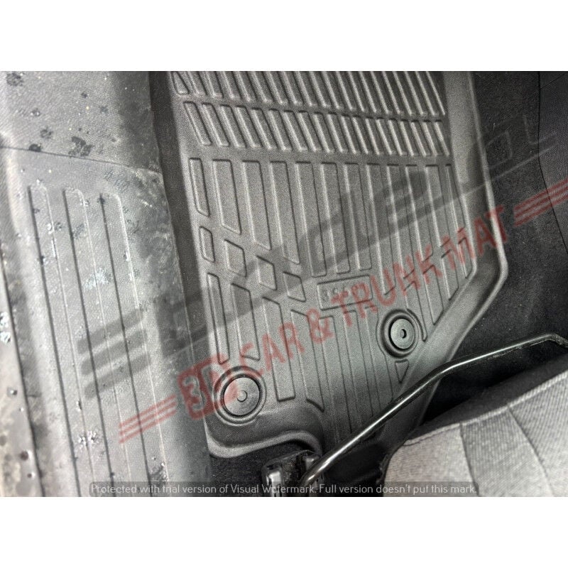 Citroën C4 C41 2021-2026 Siyah 3D Kauçuk Kokusuz  Oto Paspas Tam Uyumlu Tam Koruma
