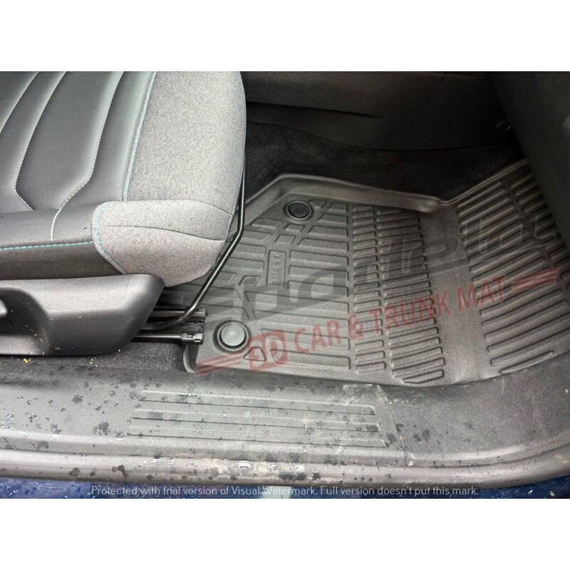 Citroën C4 C41 2021-2026 Siyah 3D Kauçuk Kokusuz  Oto Paspas Tam Uyumlu Tam Koruma