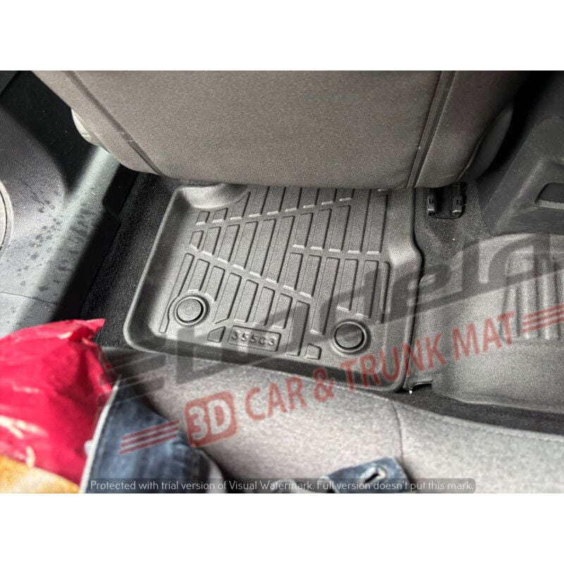 Citroën C4 C41 2021-2026 Siyah 3D Kauçuk Kokusuz Oto Paspas Tam Uyumlu Tam Koruma