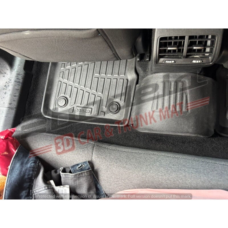 Citroën C4 C41 2021-2026 Siyah 3D Kauçuk Kokusuz  Oto Paspas Tam Uyumlu Tam Koruma