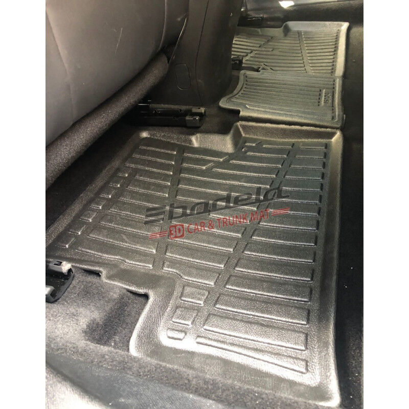 Citroën C5 Aircross C84 2019-2024 Siyah 3D Kauçuk Kokusuz Oto Paspas Tam Uyumlu Tam Koruma
