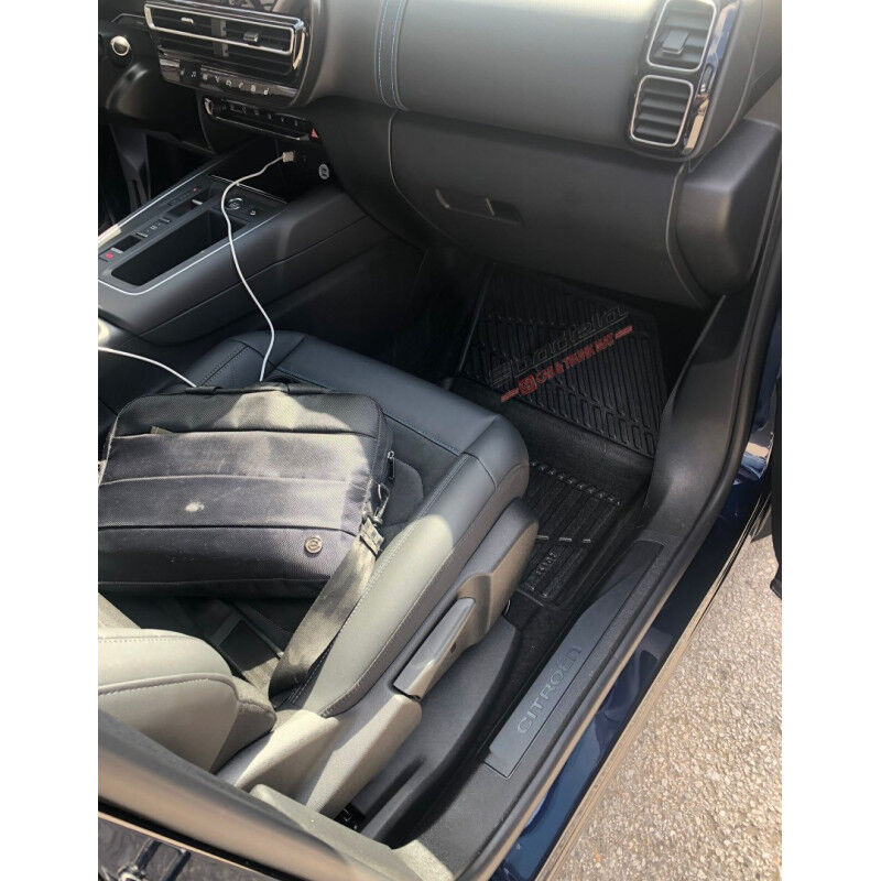 Citroën C5 Aircross C84 2019-2024 Siyah 3D Kauçuk Kokusuz Oto Paspas Tam Uyumlu Tam Koruma