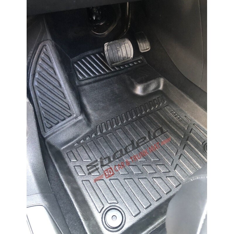 Citroën C5 Aircross C84 2019-2024 Siyah 3D Kauçuk Kokusuz Oto Paspas Tam Uyumlu Tam Koruma