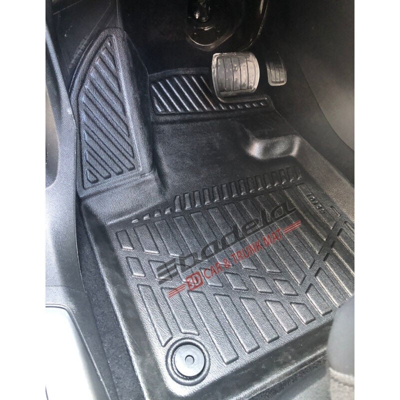 Citroën C5 Aircross C84 2019-2024 Siyah 3D Kauçuk Kokusuz Oto Paspas Tam Uyumlu Tam Koruma