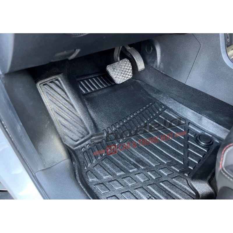 Chery Tiggo 7 Pro 2023-2025 Siyah 3D Kauçuk Kokusuz Oto Paspas Tam Uyumlu Tam Koruma