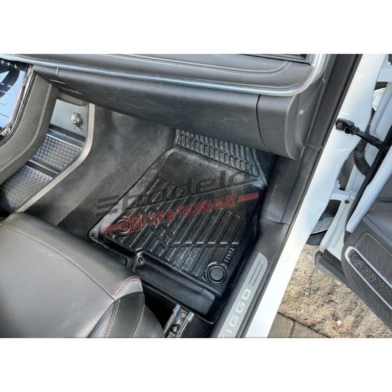 Chery Tiggo 7 Pro 2023-2025 Siyah 3D Kauçuk Kokusuz Oto Paspas Tam Uyumlu Tam Koruma