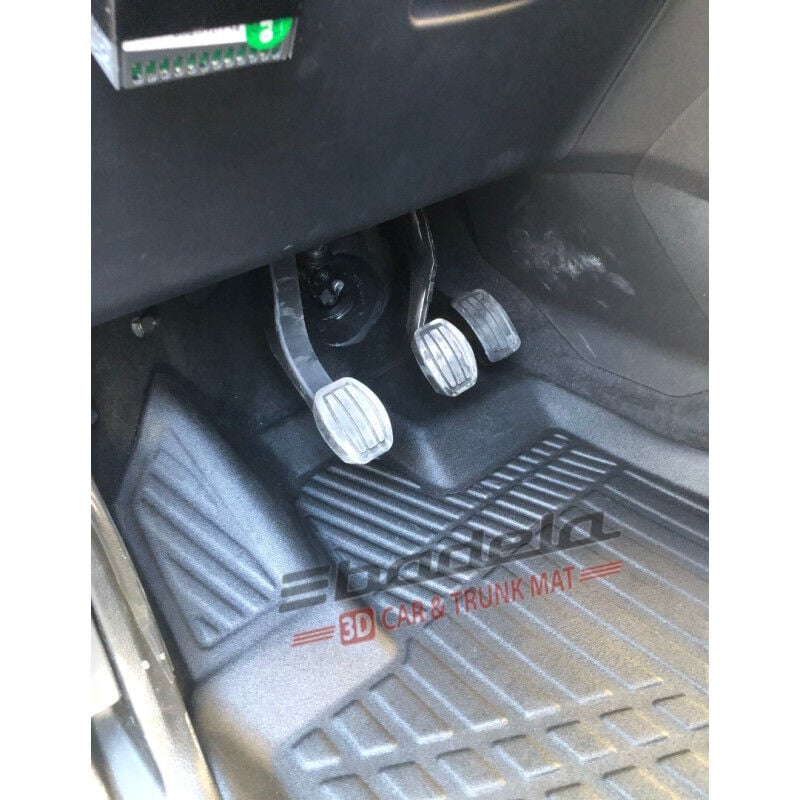 Fiat Doblo Cargo Panelvan 2023-2026 Siyah 3D Kauçuk Kokusuz 2'li Ön Oto Paspas Tam Uyumlu Tam Koruma