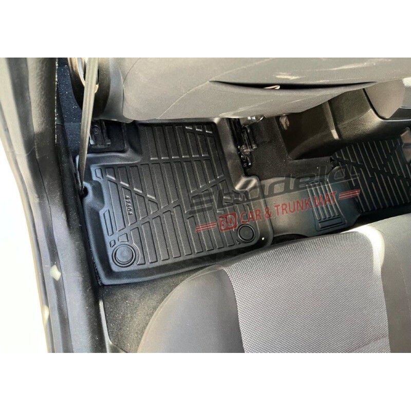 Fiat Egea Hatchback / Cross 2016-2026 Siyah 3D Kauçuk Kokusuz Oto Paspas Tam Uyumlu Tam Koruma