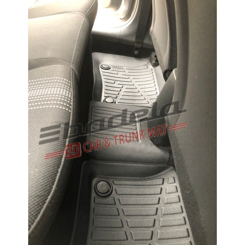 Hyundai Yeni i20 BC3 2020-2026 Siyah 3D Kauçuk Kokusuz Oto Paspas Tam Uyumlu Tam Koruma