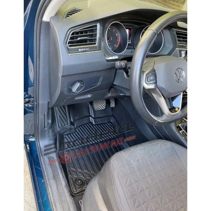 Hyundai Tucson NX4 2021-2026 Siyah 3D Kauçuk Kokusuz Oto Paspas Tam Uyumlu Tam Koruma