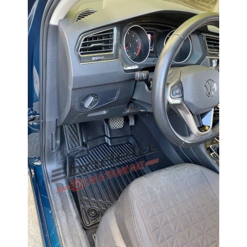 Hyundai Tucson NX4 2021-2026 Siyah 3D Kauçuk Kokusuz Oto Paspas Tam Uyumlu Tam Koruma