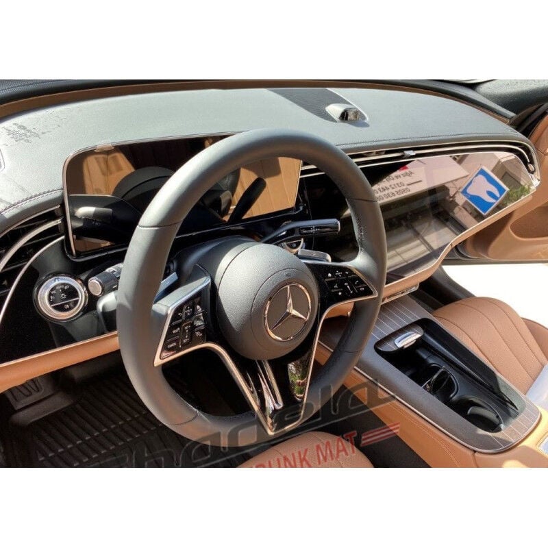Mercedes-Benz E Serisi W214 Sedan 2024-2026 Siyah 3D Kauçuk Kokusuz Oto Paspas Tam Uyumlu Tam Koruma
