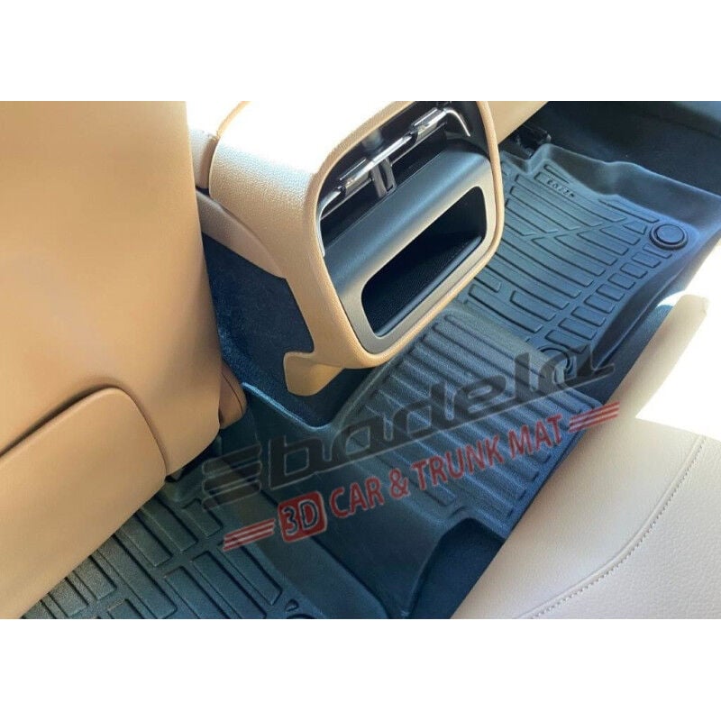 Mercedes-Benz E Serisi W214 Sedan 2024-2026 Siyah 3D Kauçuk Kokusuz Oto Paspas Tam Uyumlu Tam Koruma