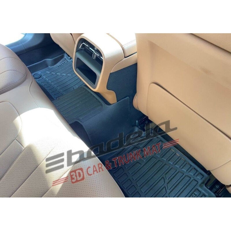 Mercedes-Benz E Serisi W214 Sedan 2024-2026 Siyah 3D Kauçuk Kokusuz Oto Paspas Tam Uyumlu Tam Koruma
