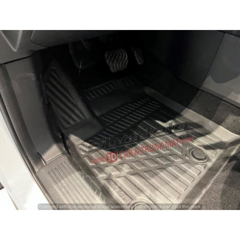 Nissan Yeni Qashqai J12 2021-2026 Siyah 3D Kauçuk Kokusuz Oto Paspas Tam Uyumlu Tam Koruma