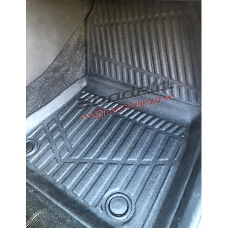 Nissan X-Trail T33 e-POWER 2022-2026 Siyah 3D Kauçuk Kokusuz Oto Paspas Tam Uyumlu Tam Koruma