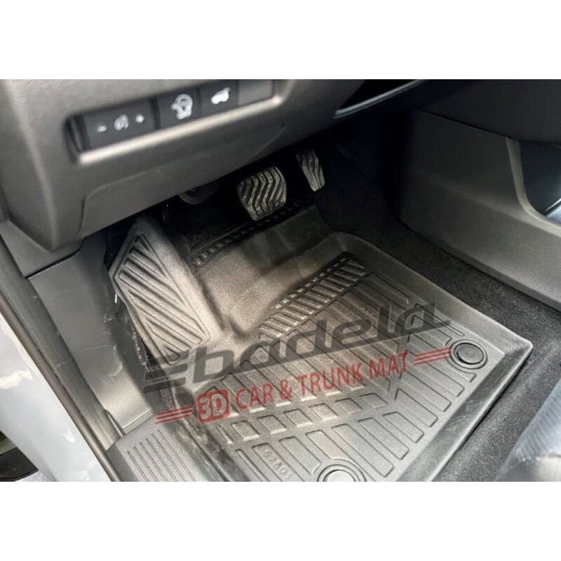 Nissan X-Trail T33 Benzinli Mild Hybrid 2022-2026 Siyah 3D Kauçuk Kokusuz Oto Paspas Tam Uyumlu Tam Koruma