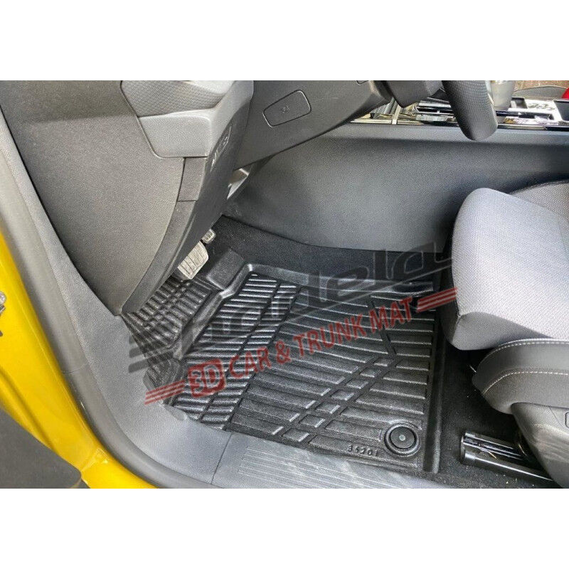 Opel Astra L Hatchback 2022-2026 Siyah 3D Kauçuk Kokusuz Oto Paspas Tam Uyumlu Tam Koruma