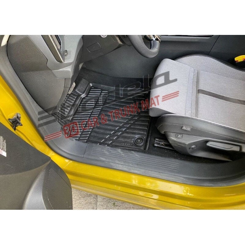 Opel Astra L Hatchback 2022-2026 Siyah 3D Kauçuk Kokusuz Oto Paspas Tam Uyumlu Tam Koruma
