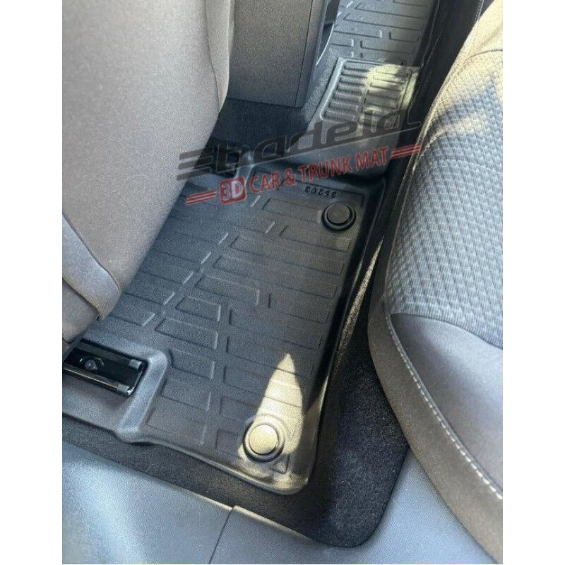 Opel Corsa E Hatchback 2014-2019 Siyah 3D Kauçuk Kokusuz Oto Paspas Tam Uyumlu Tam Koruma