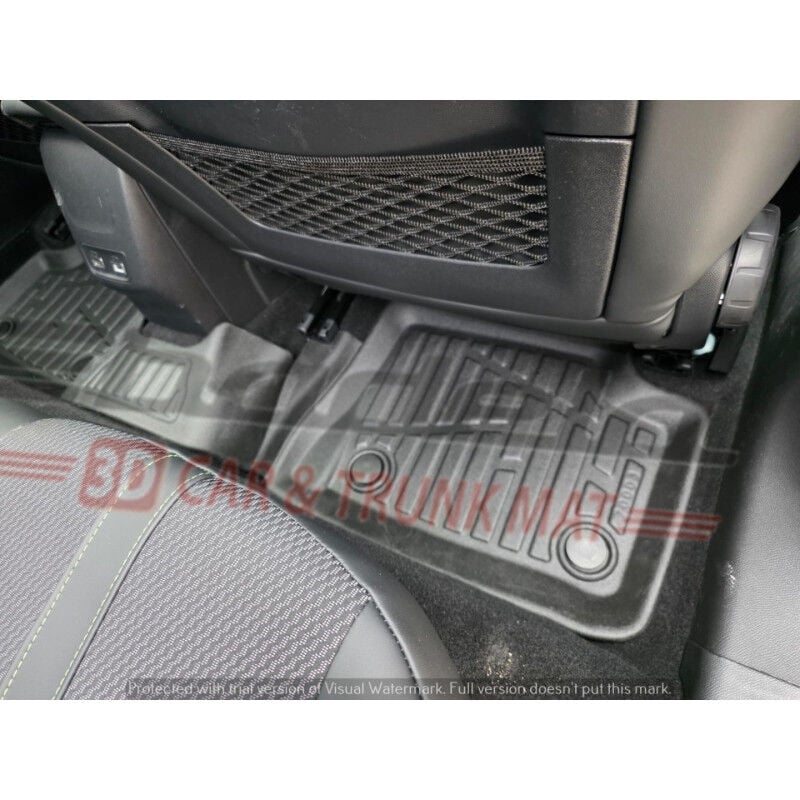 Opel Corsa F Elektrikli 2023-2026 Siyah 3D Kauçuk Kokusuz Oto Paspas Tam Uyumlu Tam Koruma