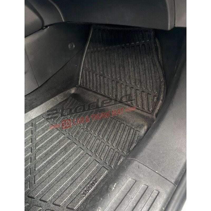 Peugeot 2008 P24 2019-2026 Siyah 3D Kauçuk Kokusuz Oto Paspas Tam Uyumlu Tam Koruma